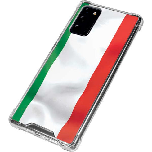 Italy Flag Galaxy Note20 5G Clear Case